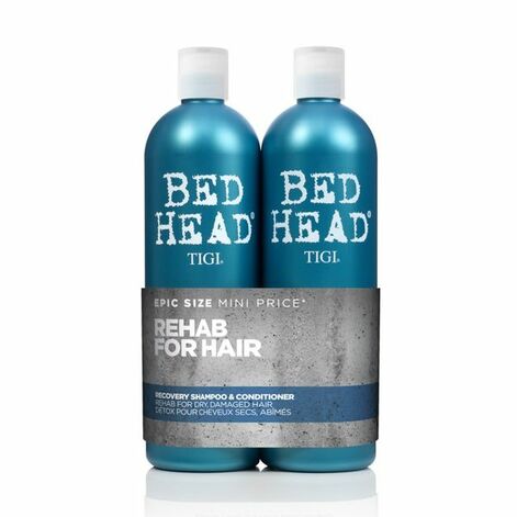 Tigi BedHead Urban AntiDotes Recovery Tweens,  Сильно увлажняющий и восстанавливающий бальзам и шампунь 750+750ml.